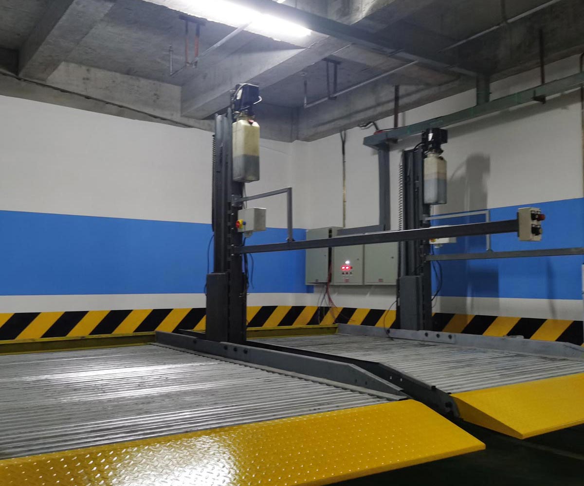 贵州升降横移类机械式停车库改造