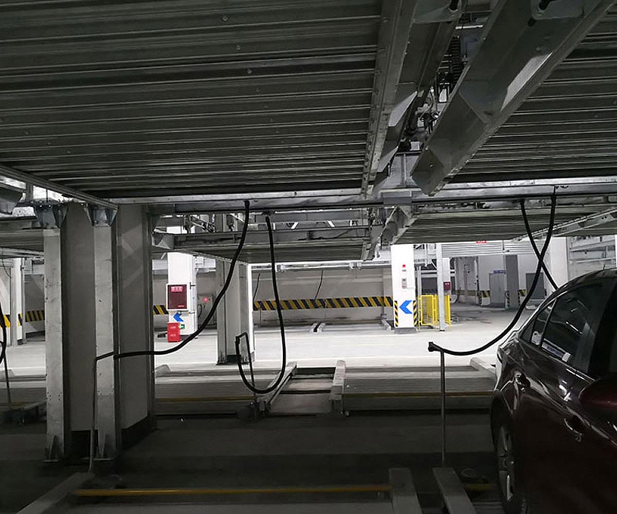 两层简易式立体车库停车设备过规划