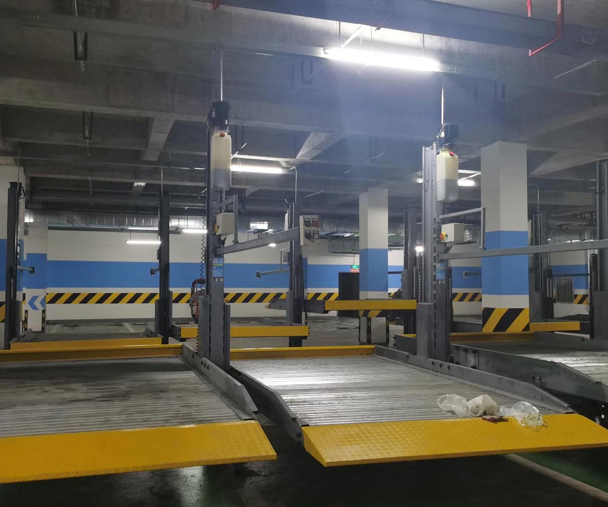 渭城升降停车库是怎么进行取车操作的