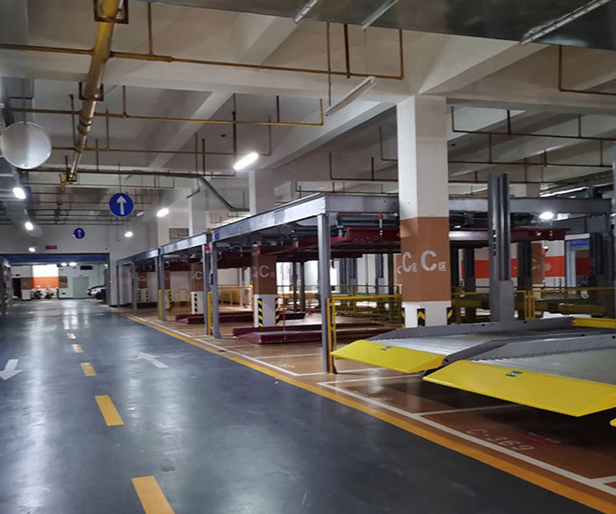 黄石港打造高端垂直循环式立体车库
